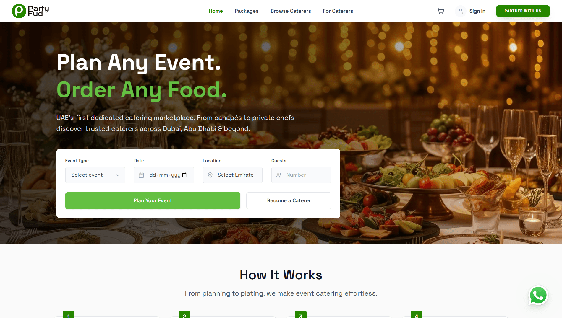 PartyFud project preview