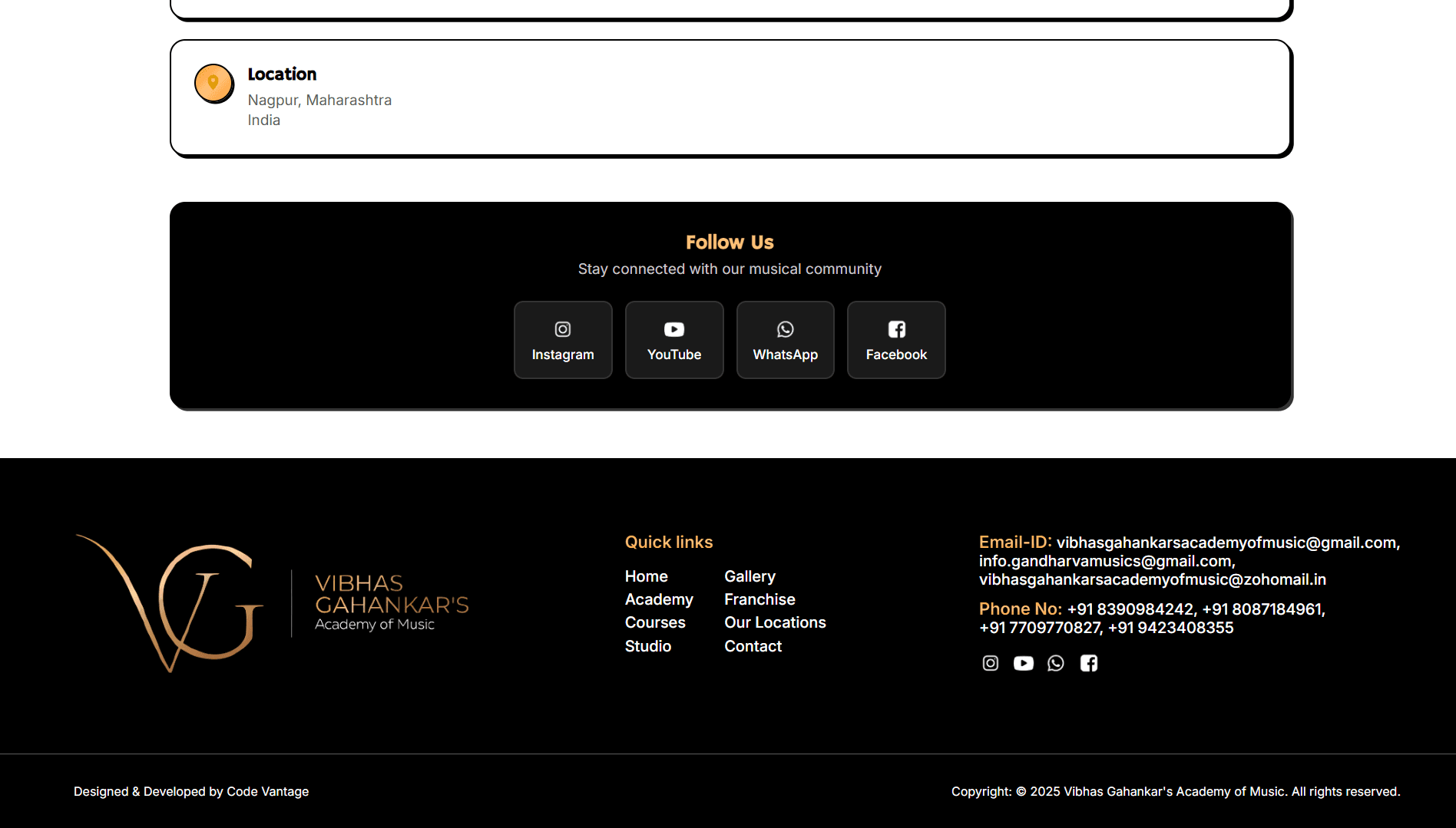 Vibhas Gahankar's Academy of Music thumbnail 4